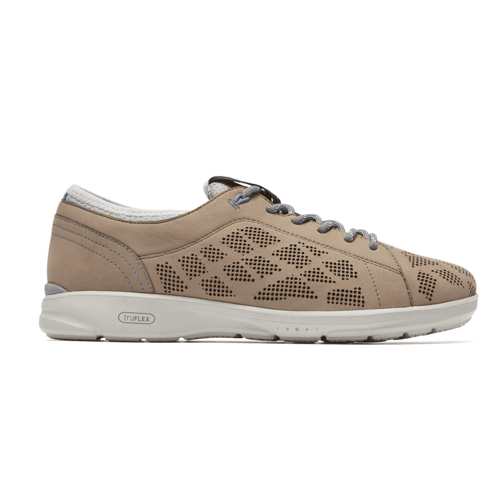 Rockport Sneakers For Womens Khaki - truFLEX Lace-to-Toe - LG6173240